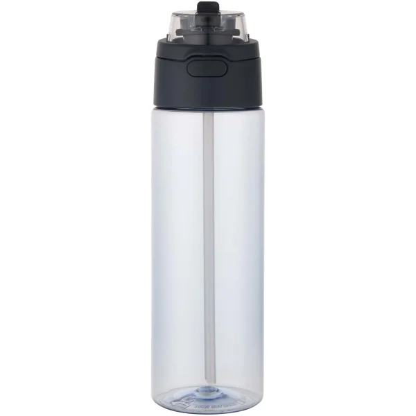 Immagine Borraccia in plastica riciclata RCS con tappo a doppia funzione e cannuccia a scatto da 700 ml Theron