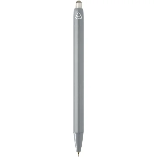Immagine Penna a sfera a doppia iniezione in materiale riciclato certificato RCS (inchiostro blu) Glen