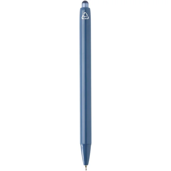 Immagine Penna a sfera a doppia iniezione in materiale riciclato certificato RCS (inchiostro blu) Glen