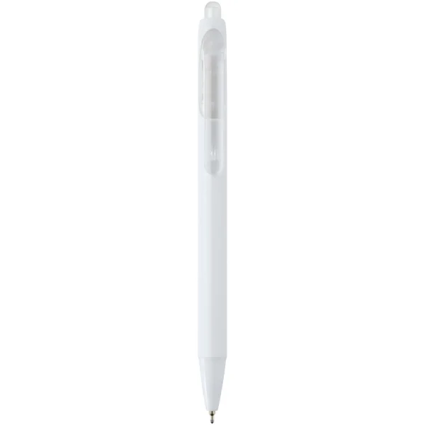 Penna a sfera a doppia iniezione in materiale riciclato certificato RCS (inchiostro blu) Glen