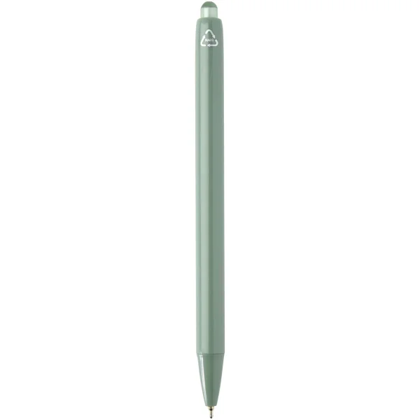 Immagine Penna a sfera a doppia iniezione in materiale riciclato certificato RCS (inchiostro blu) Glen