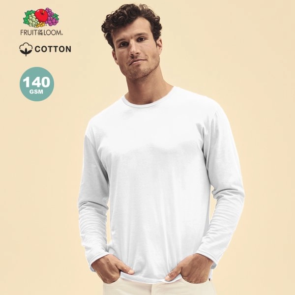 T-Shirt Adulto Bianca Iconic Long Sleeve T