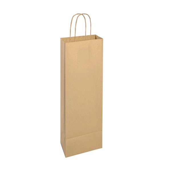 SHOPPER WINE IN CARTA KRAFT PERSONALIZZABILE