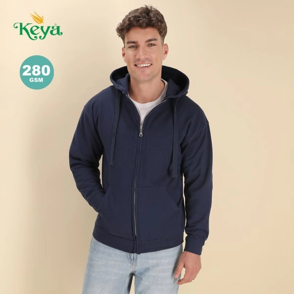 Felpa con Cappuccio Adulto + Zip 