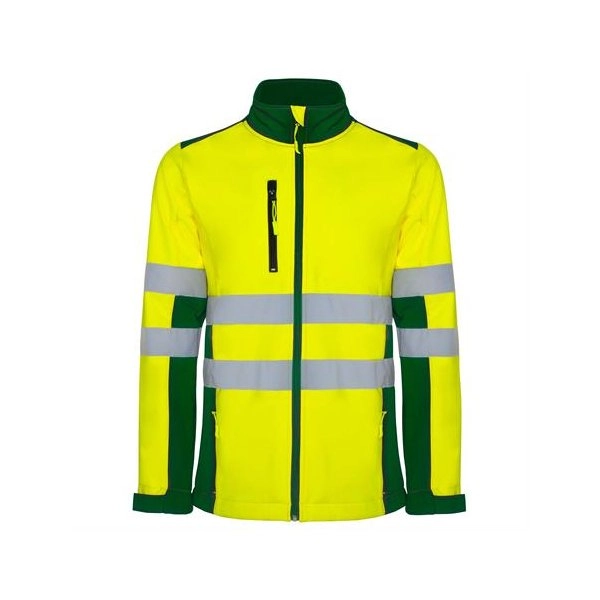 Immagine R9303 - Roly Antares Giubbino Soft Shell Uomo Alta Visibilità